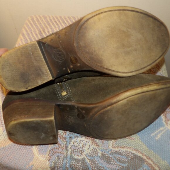 Lucky Brand Basel Leather Booties Sz 8.5 - Picture 7 of 9